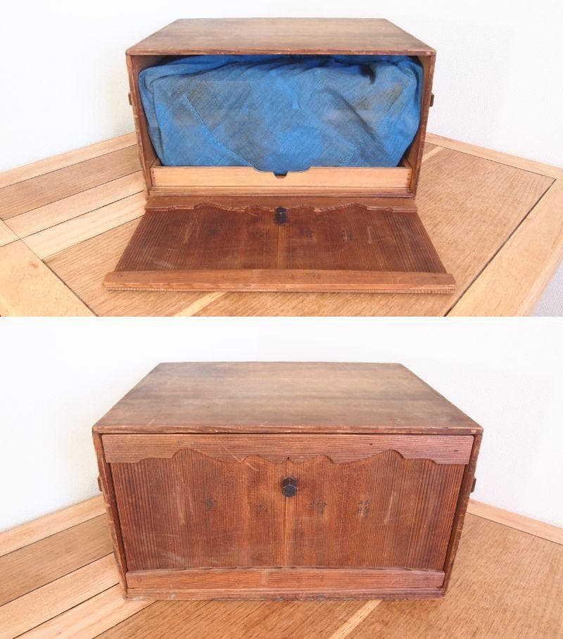 骨董・時代の美品】大名道具 宝箱 山水蒔絵 箱物/蓋物/菓子器/容器