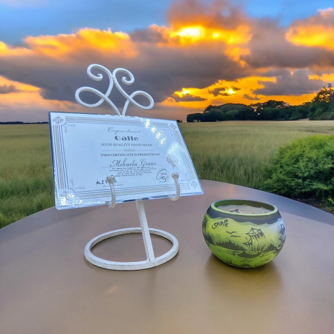 エミールガレ　ボンボニエール　カメオ彫り　被せガラス　高さ8cm エミールガレ ボンボニエール カメオ彫り 被せガラス 高さ8cm - メルカリ