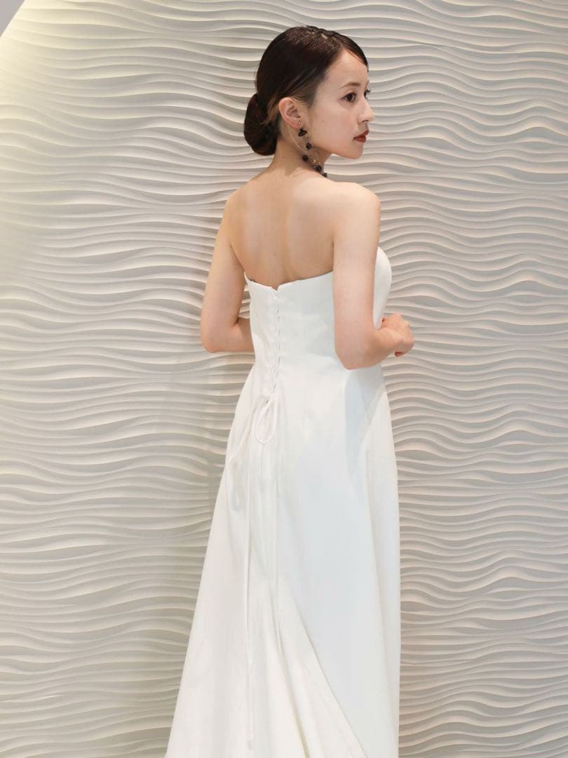 2wayティアードフレアスリーブ スレンダードレス 11号