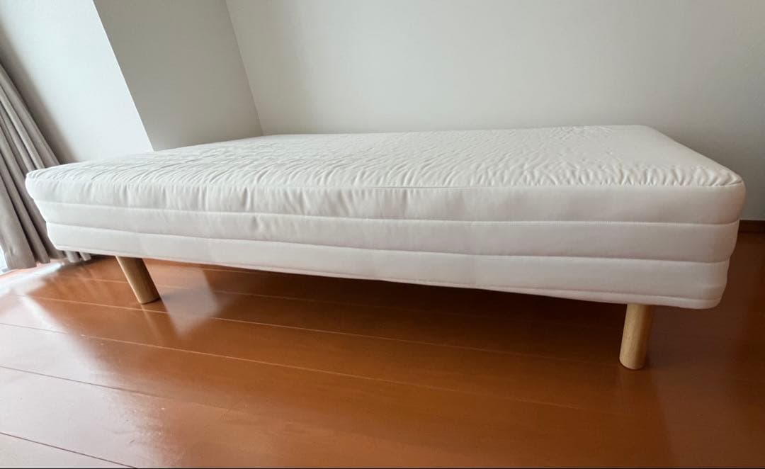 値下げ　無印良品 脚付マットレス 高密度ポケットコイル シングル① 即購入OK
