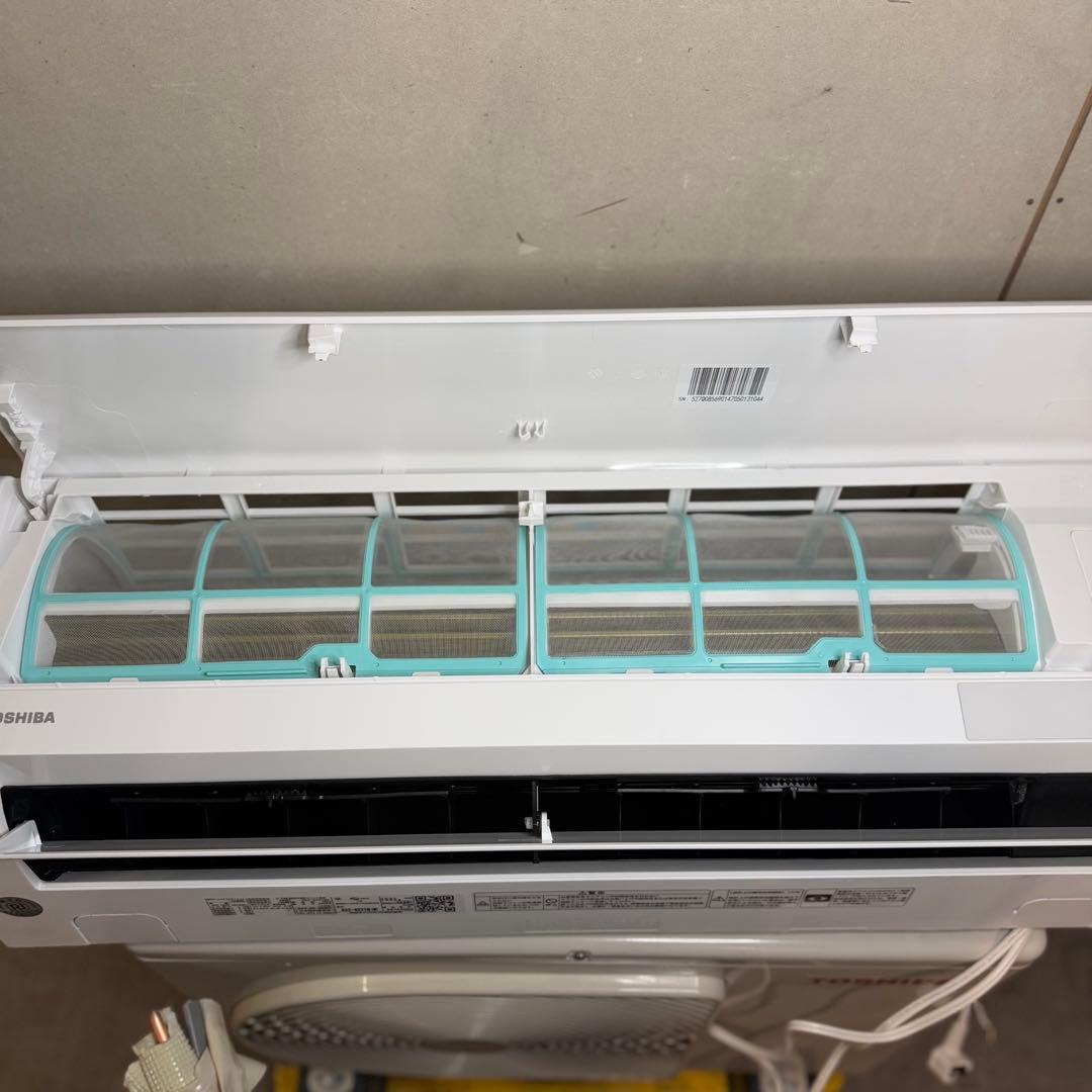 838】TOSHIBA RAS-N22J-M エアコン本体 2024年