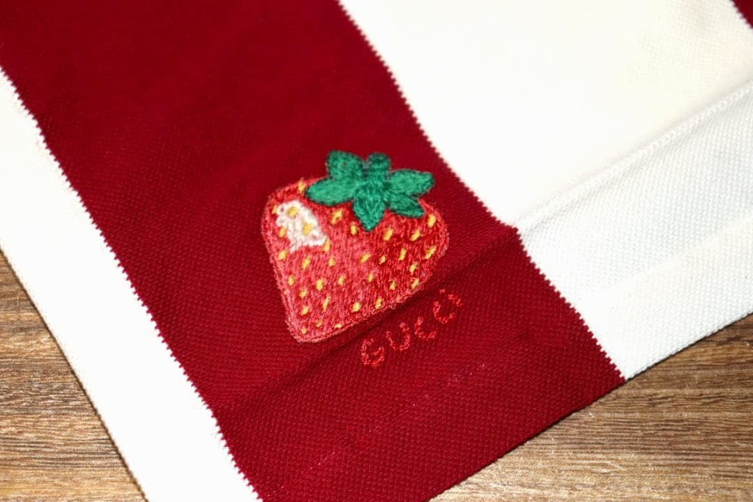 新品 GUCCI ペットコレクション ビッグストライプシャツ(XXXSサイズ)Ⓗ