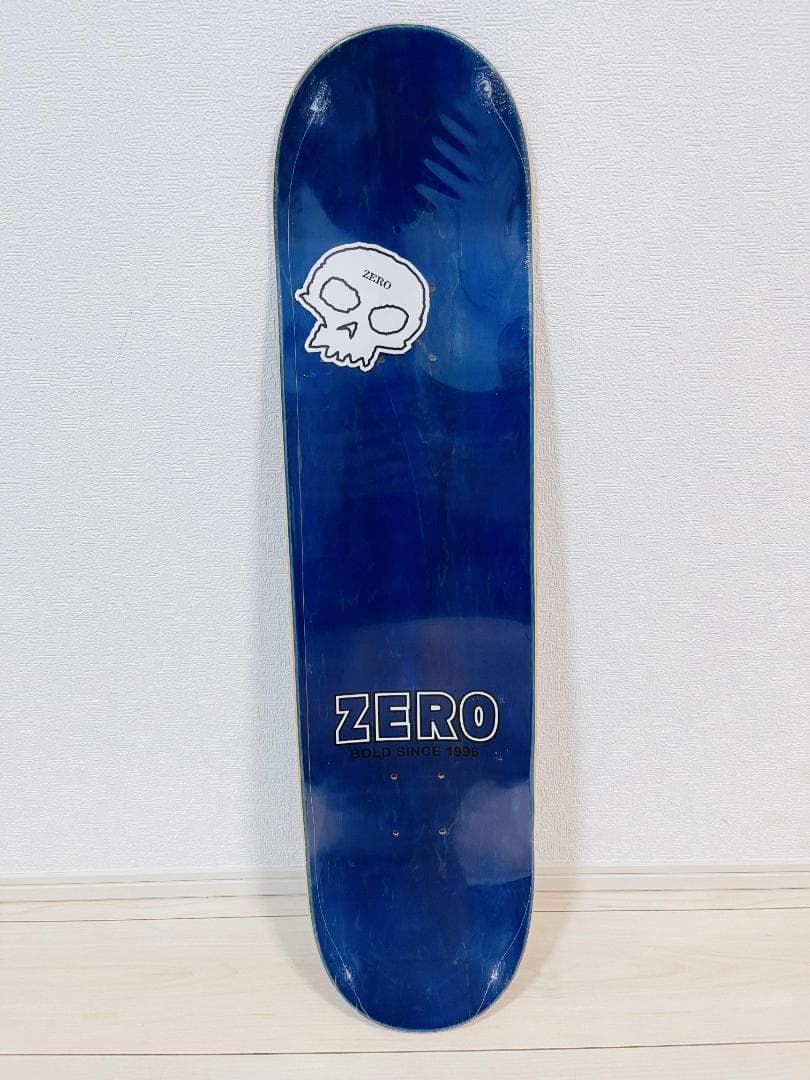 台湾製無地黒デッキテープ付き　ZERO ゼロ スケートボード8.0デッキ