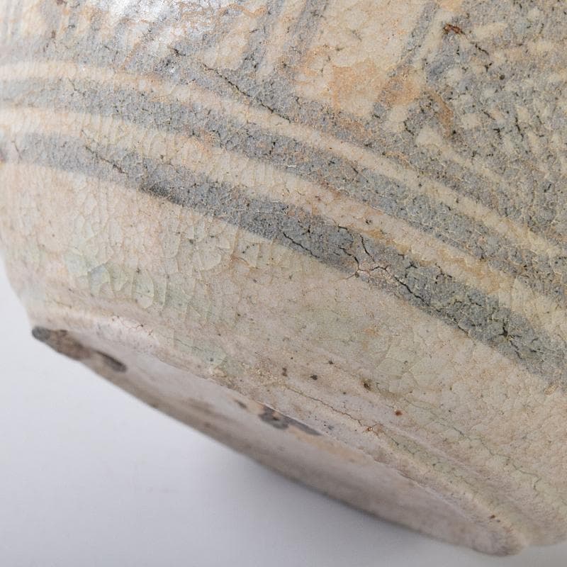 タイ古陶磁　スンコロク　宋胡録　合子　蓋物　時代箱付　V　R8164