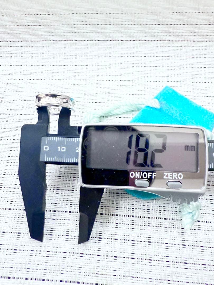 ティファニー　ナローリング　指輪　16.5号　研磨済み　1837 TIFFANY
