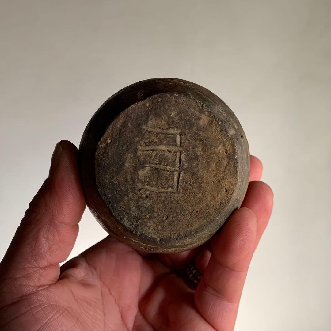 喜名 知花焼 焼締褐釉瓶 徳利 酒器 古美術 琉球美術 古道具