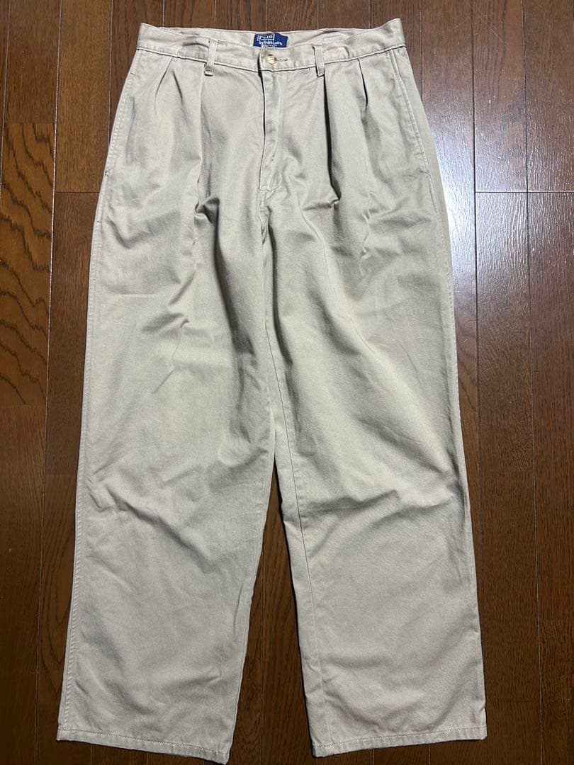 ポロチノ USA製 初期タグ ベージュ ラルフローレン チノパン