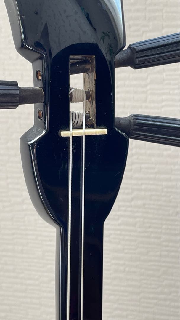 3/18まで特価❗️沖縄三線　ソフトケース付　初心者　三味線　黒塗