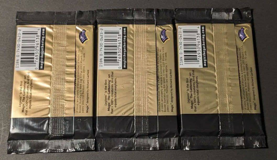 未開封 MTG Legions レギオン ブースターパック 3パック