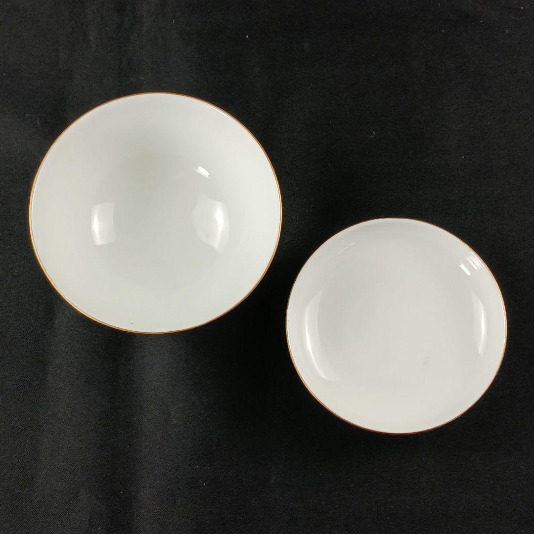 Y2907 九谷焼 金襴手 極上蓋茶碗 13客 共箱付き