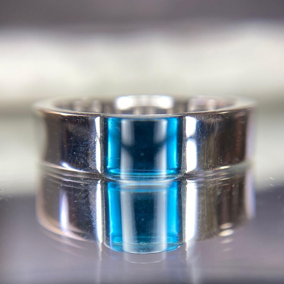 グッチ GUCCI ブルートパーズ リング K18WG 約8.0g