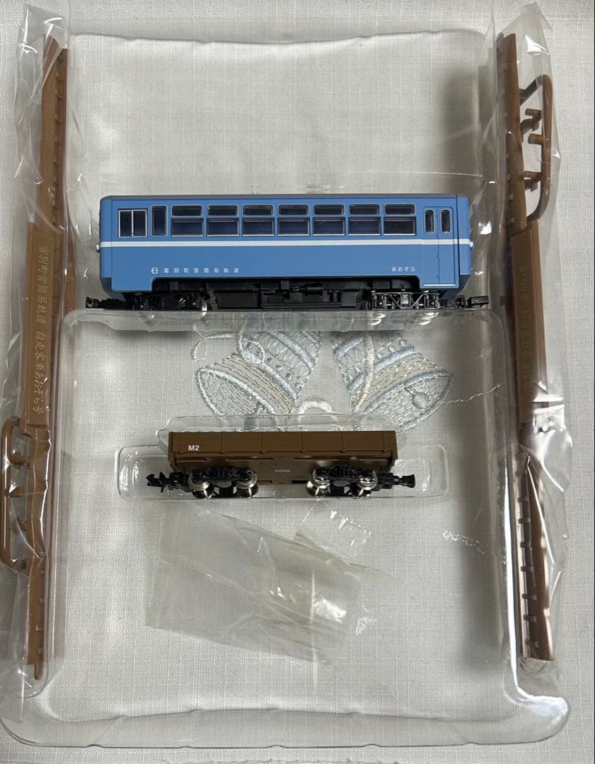 最終ナローゲージ　富別簡易軌道　自走客車/ディーゼル機関車＋セット4点　動力化済