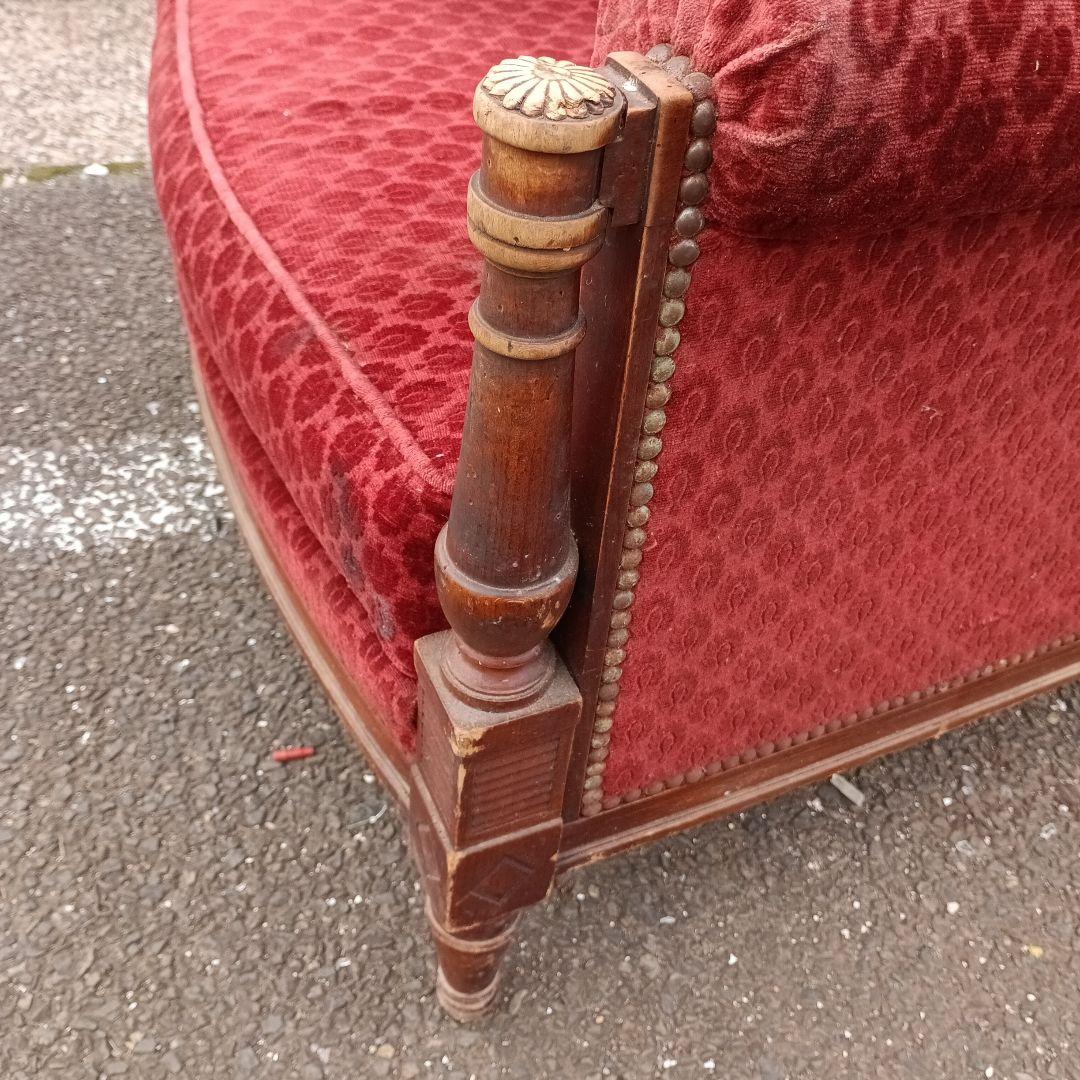 4700） ジャン・ロシェ 1人掛け 1Pソファー フランスヴィンテージ