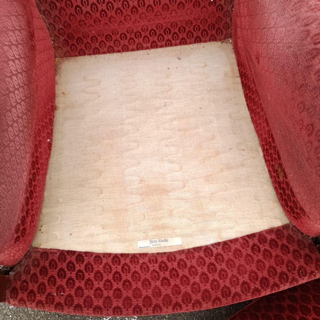 4700） ジャン・ロシェ 1人掛け 1Pソファー フランスヴィンテージ