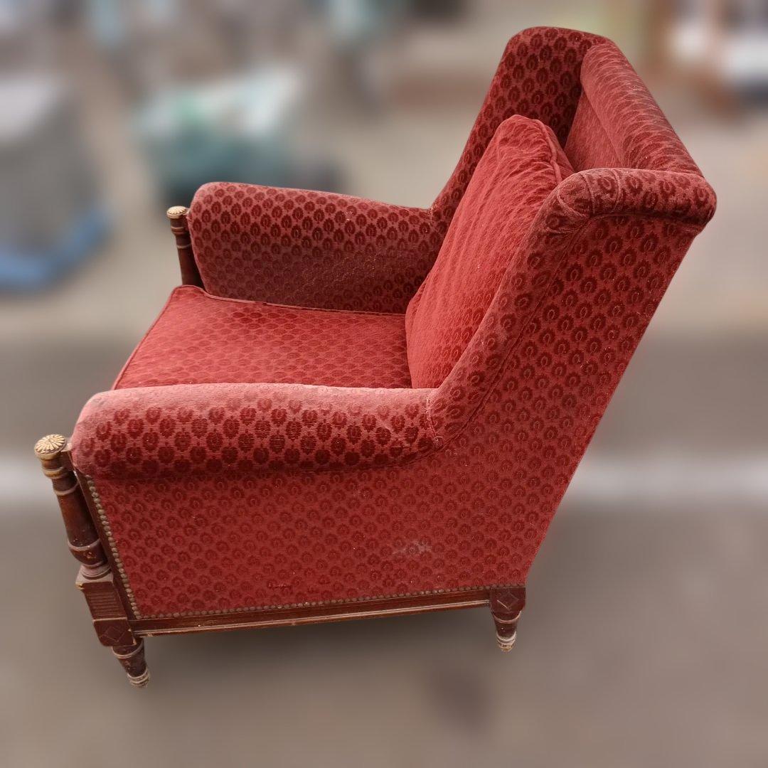 4700） ジャン・ロシェ 1人掛け 1Pソファー フランスヴィンテージ