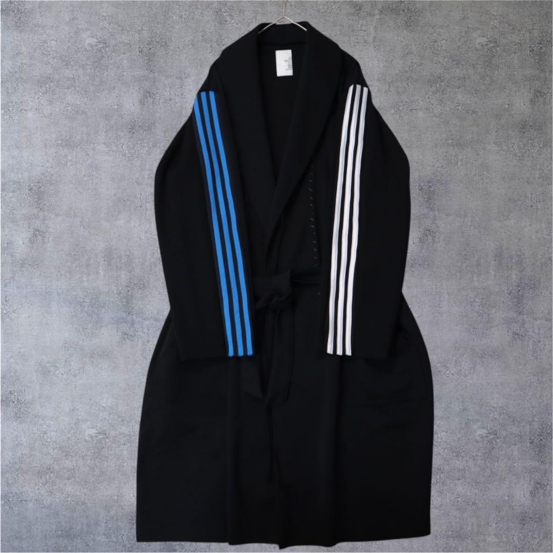 【美品一点物】GILET adidas ジャージガウン ブラック