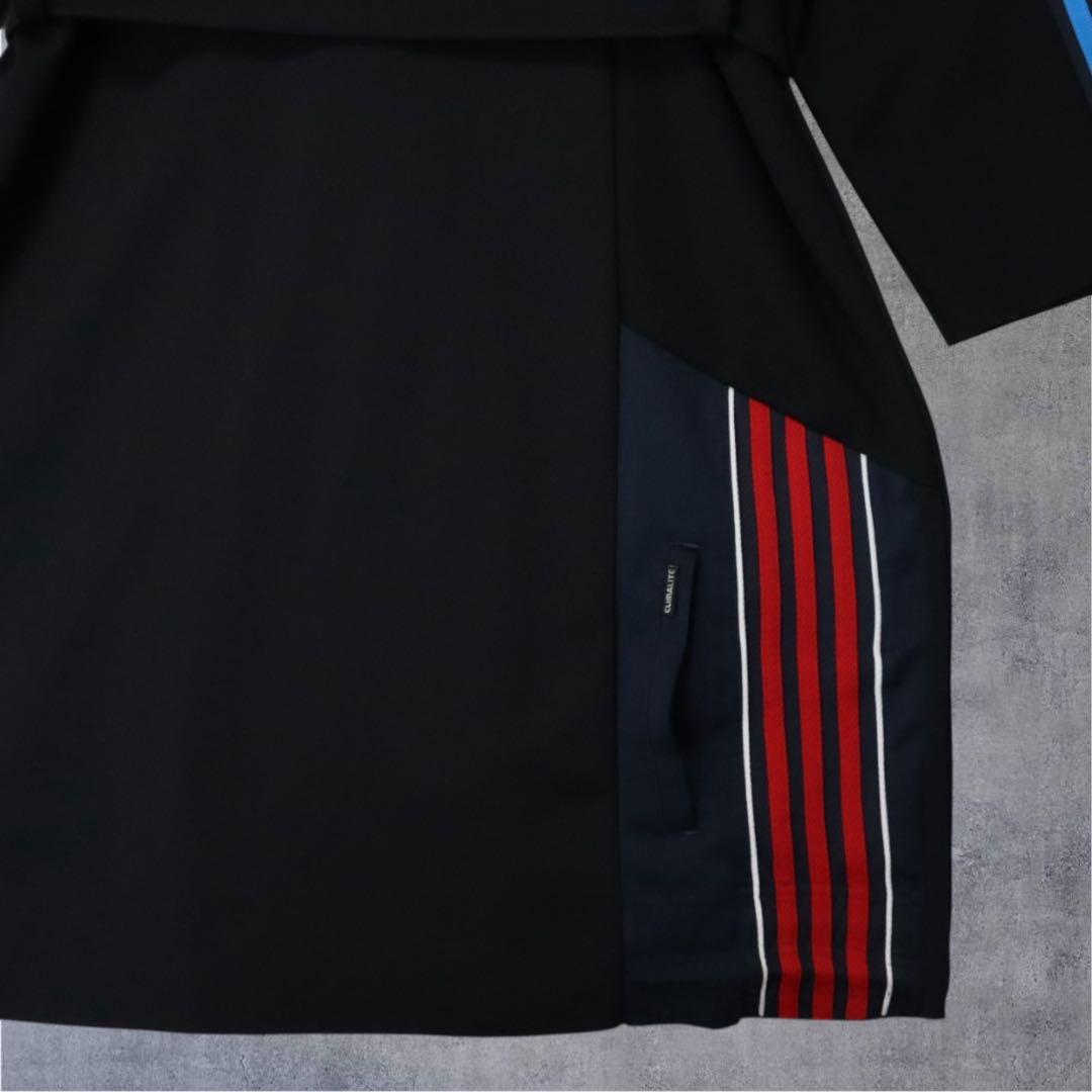 【美品一点物】GILET adidas ジャージガウン ブラック