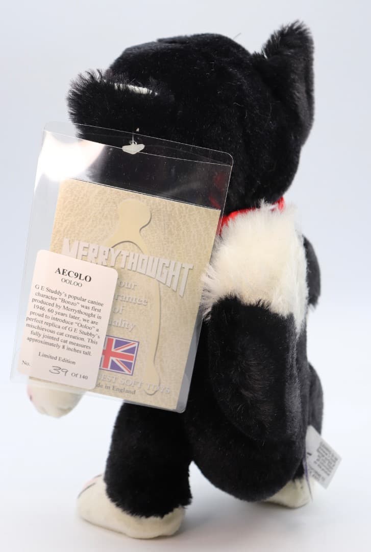 OOLOO ボンゾの友達の黒い猫 MERRYTHOUGHT イギリス ぬいぐるみ