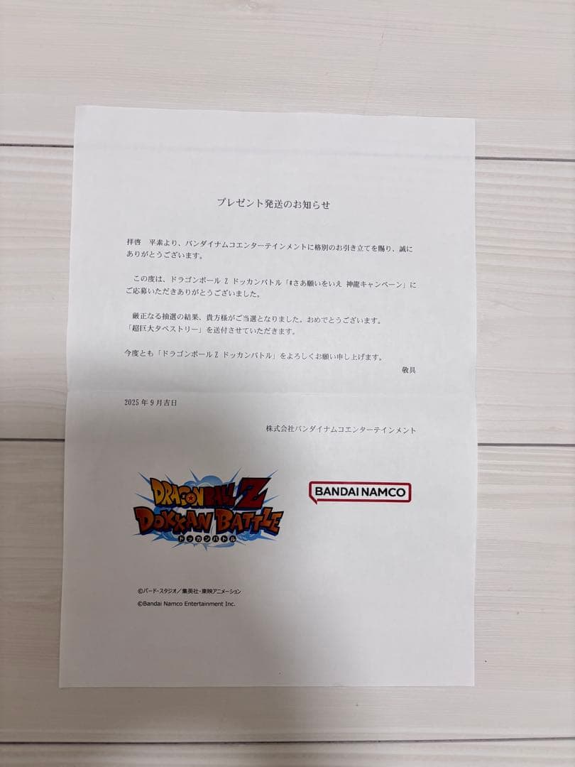 REOページ　ドラゴンボールドッカンバトル超巨大タペストリー
