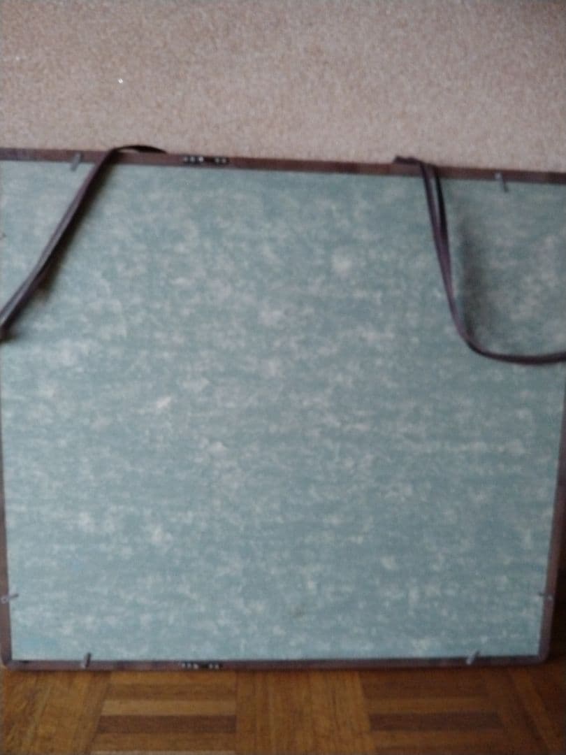 箔押し絵　花と御所車