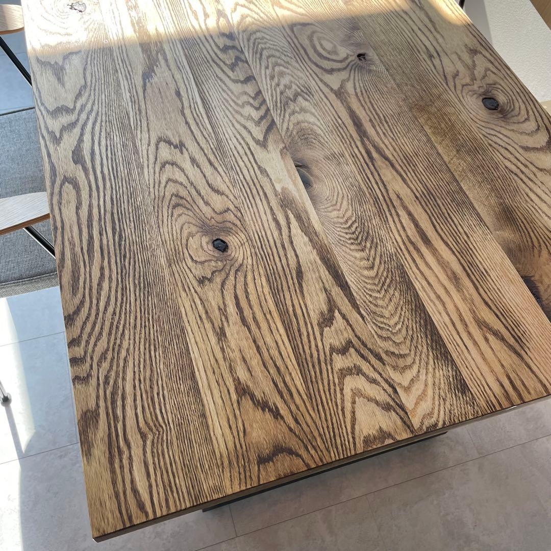 momo natural オーク材 ダイニングテーブル 150