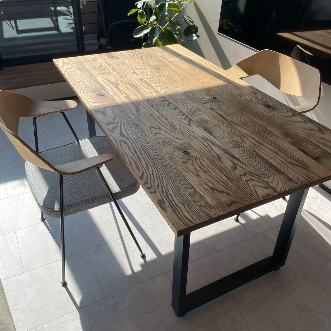 momo natural オーク材 ダイニングテーブル 150