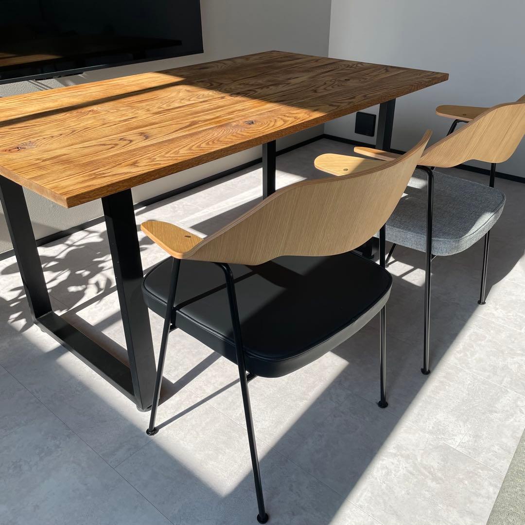 momo natural オーク材 ダイニングテーブル 150