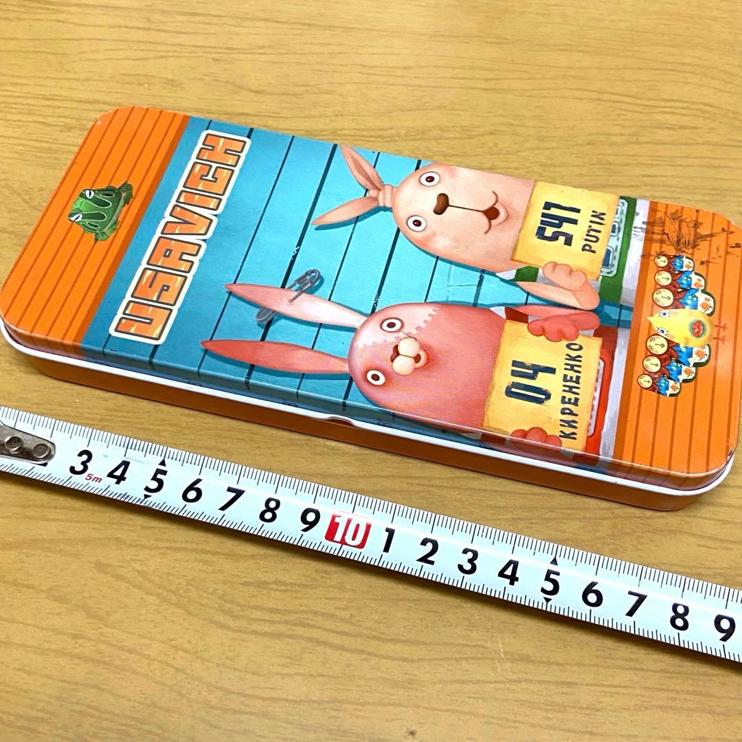 平成レトロ USAVICH ウサビッチ 缶ペンケース 筆箱 - メルカリ