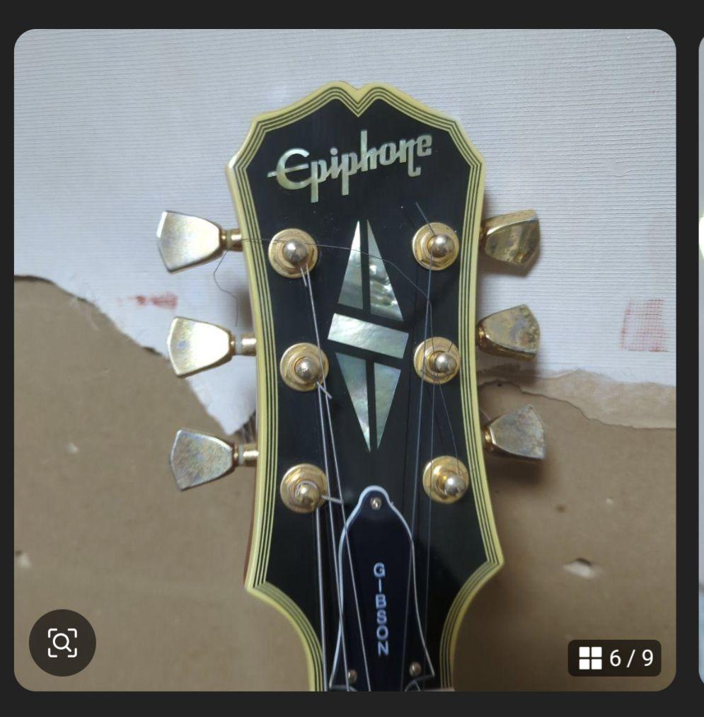 エピフォン Epiphone レスポール オレンジ ギター 楽器