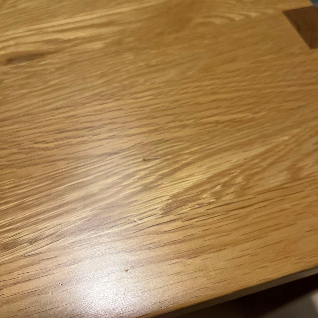 廃盤品 希少 無印良品 天然木 オーク材スツール ベンチ コの字 テーブルにも