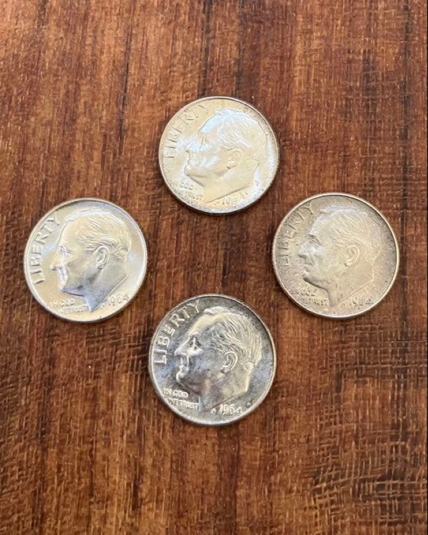 1964 セット② ジョン・F・ケネディ ハーフダラー クォーター