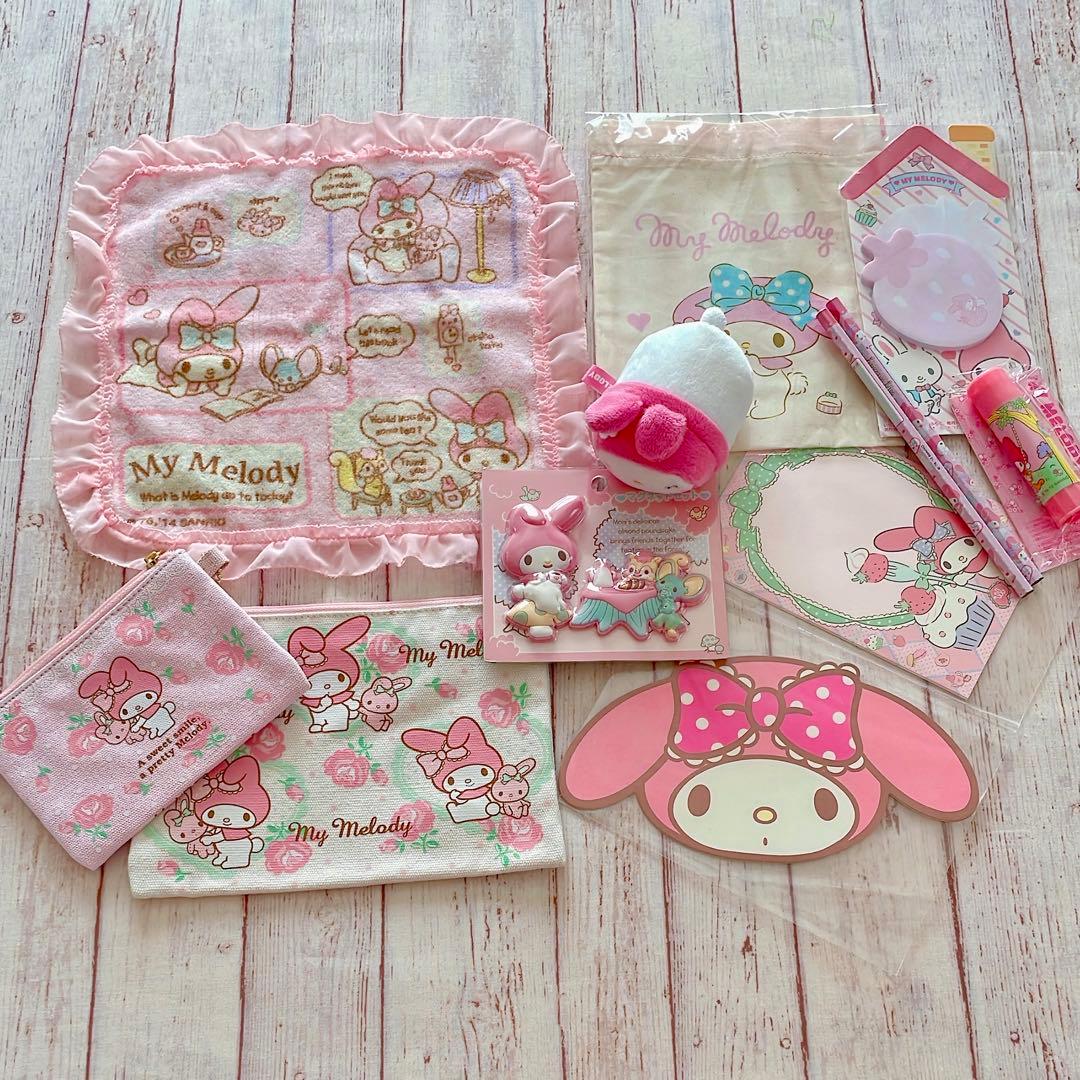 サンリオマイメロぬいぐるみポーチまとめ売り