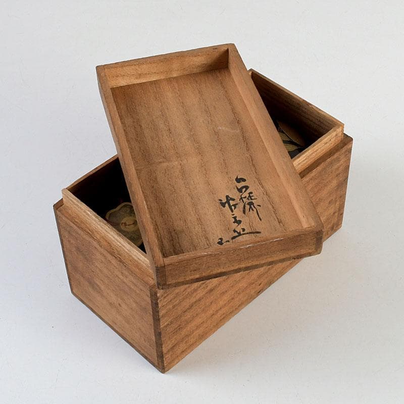 茶道具 黒漆 金蒔絵 棗 一双 書付共箱 V 9432 - メルカリ