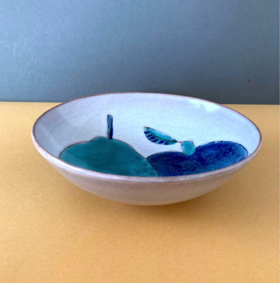 フランス ヴィンテージ ジャン/ロベール・クルティエ ボウル 洋梨・リンゴ