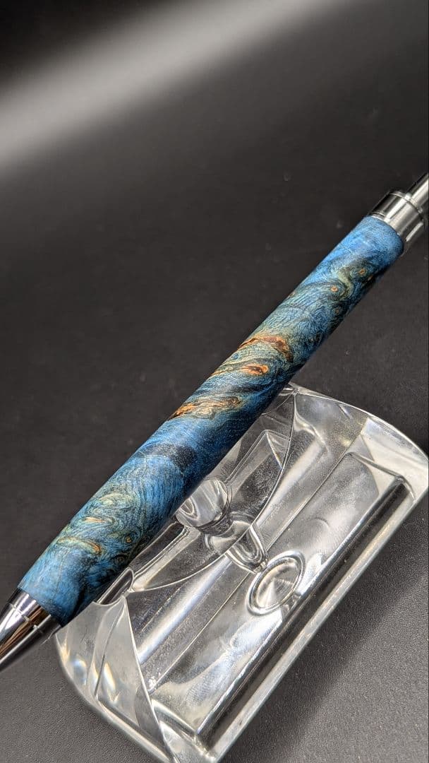 358ペン工房翌檜 スタビライズドウッドバーチバール 木軸シャーペン