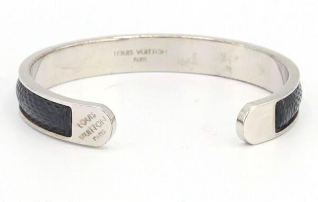 ルイヴィトンバングルダミエグラフィットブレスレット腕輪 LOUISVUITTON