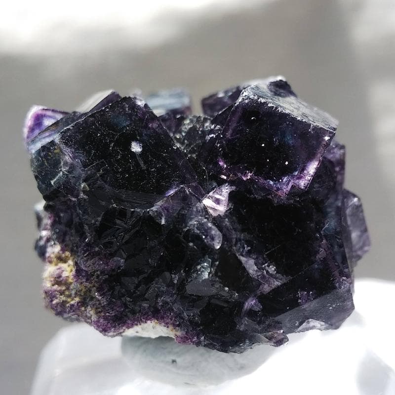 347 オコルス鉱山産 パープル ブルー フローライト - メルカリ