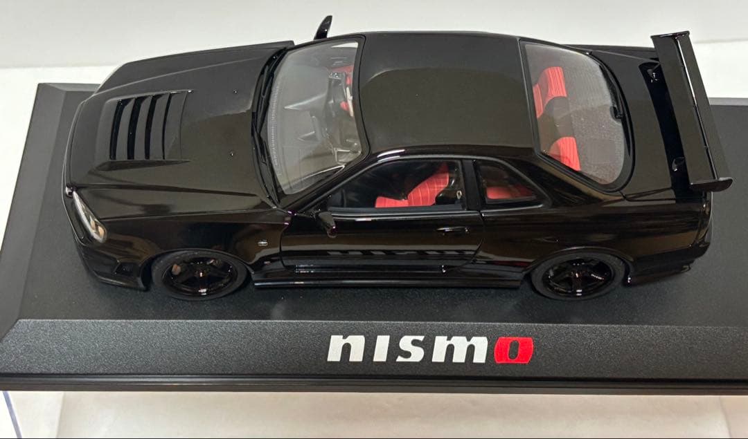 に*ー様 AUTOart 1/18ニスモ R34 GT-R Z-tune ブラッ