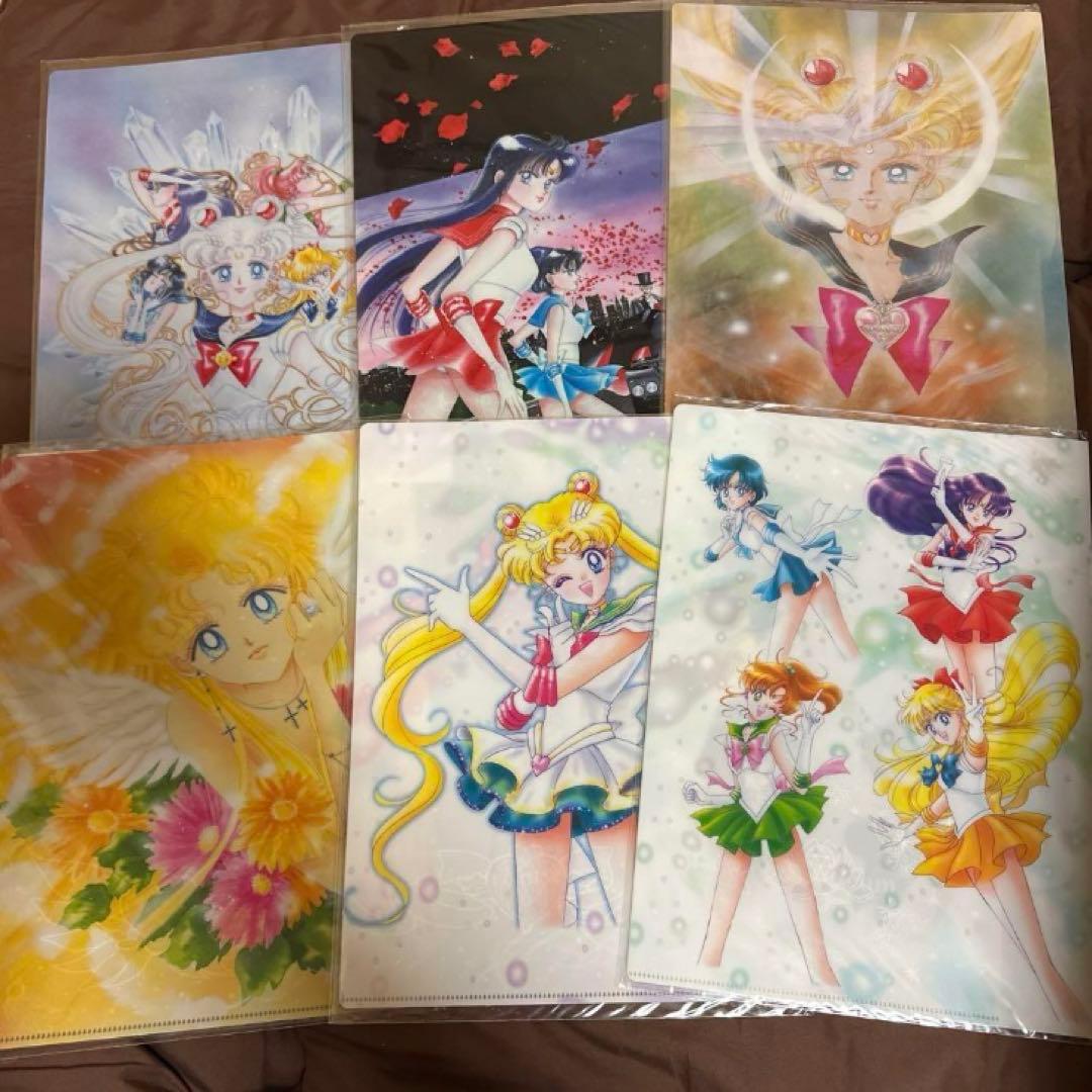 セーラームーン ミュージアム 見開きクリアファイル 6枚セット
