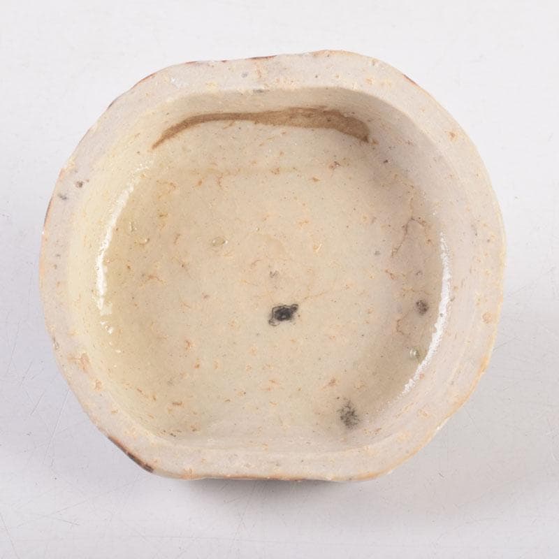 茶道具 織部焼 山口錠鉄作 香合 時代箱 V 8373 - メルカリ