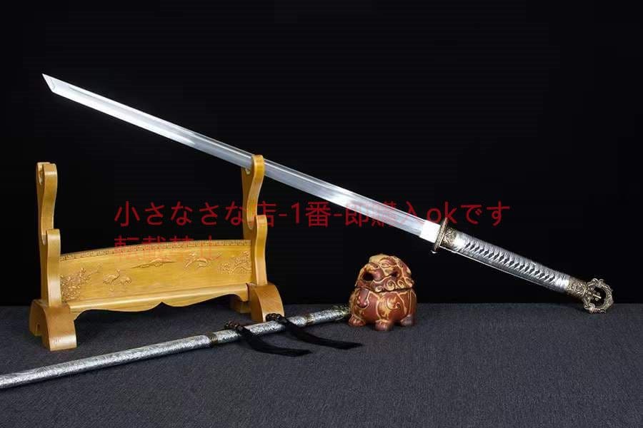 白虹環首唐刀高性能マンガン鋼 古兵器 武具 刀装具 日本刀 模造刀 居合刀
