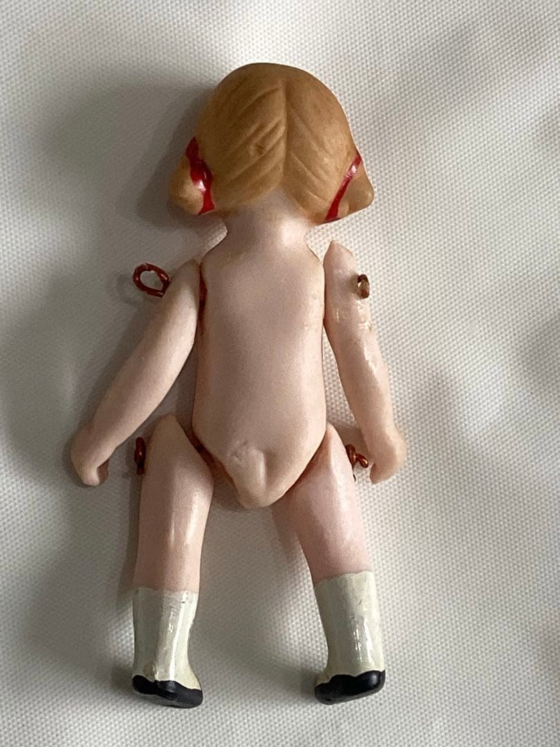 ミニョネット アンティークビスクドール 陶器製着せ替え人形 身長約7.5