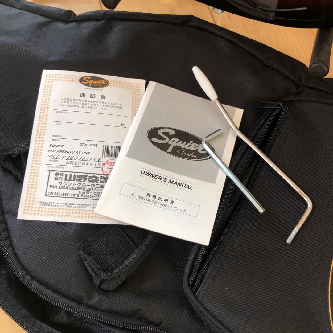 Squier by Fender ストラトキャスター　美品　ラージヘッド