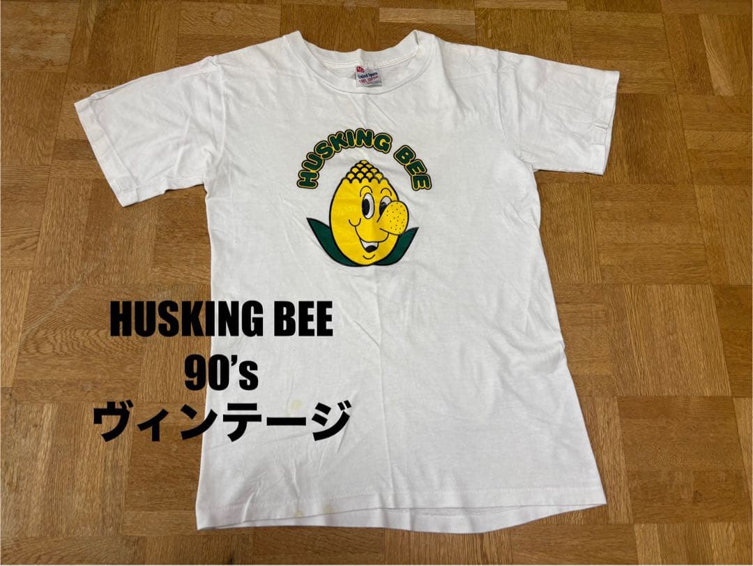 HUSKING BEE ハスキングビー バンド90's ヴィンテージ Tシャツ - メルカリ