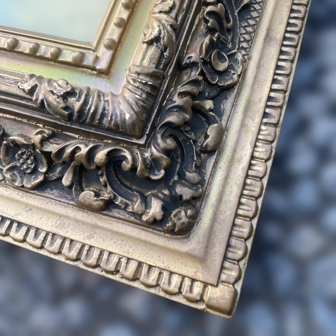 水辺の風景 油彩画 金色装飾額縁付き　アルジャントゥイユの橋　モネ　油絵　複製画