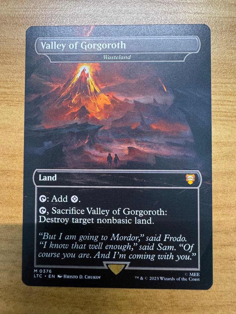 MtG: ゴルゴロスの谷（不毛の大地） (LTC) 英語版 ボーダーレス版