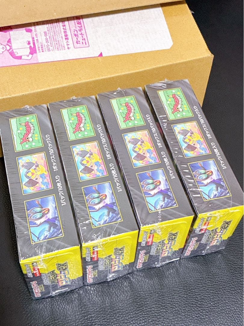 ポケモンカードゲーム MEGAドリームex 4BOX シュリンク付き　新品未開封