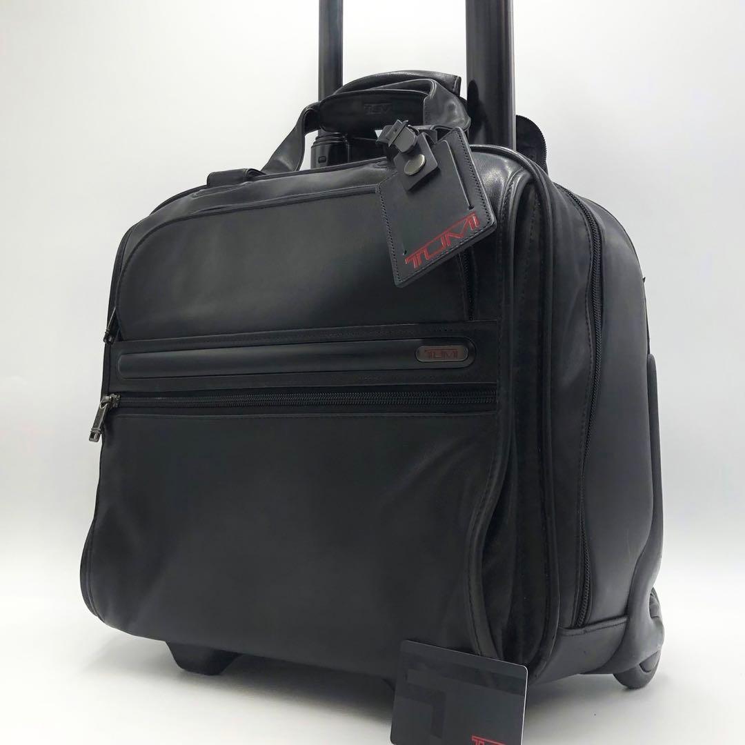 希少✨️TUMIビジネスキャリーケース オールレザー 機内持ち込み