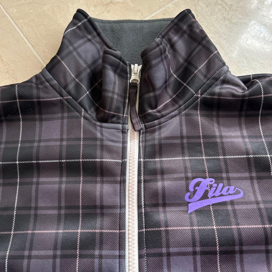 ★美品★FILA GOLF 防寒 スタイリッシュ セットアップ ウェア LL