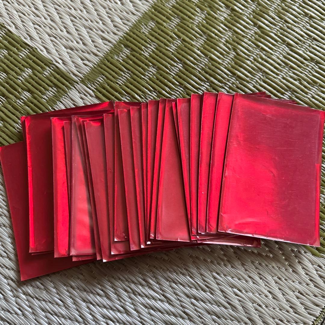 デュエマ 旧公式スリーブ38枚 レッド - メルカリ